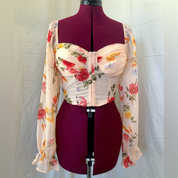 Anna Grace Tops - Anna Grace Corset Crop Top